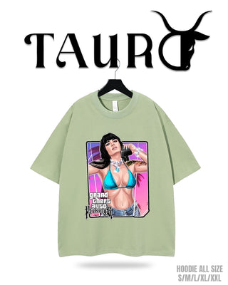 T-shirt Tauro traje de baño azul