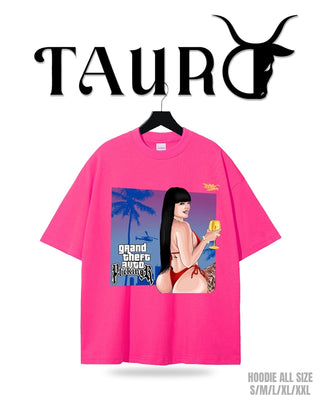 T-shirt Tauro traje de baño rojo