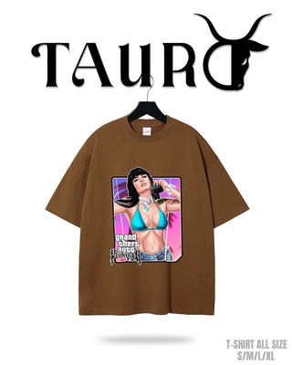 T-shirt Tauro traje de baño azul