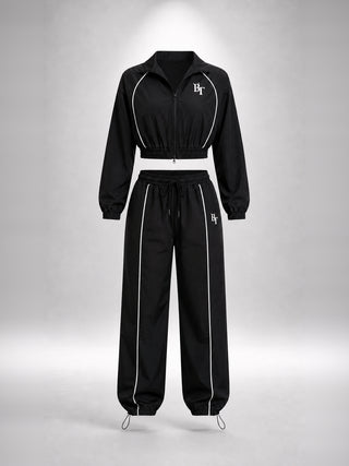 Black Biker Set TAURO - foto de producto sobre fondo gris