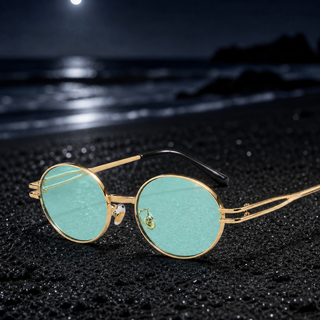 Blue Eclipse sunglasses aqua green