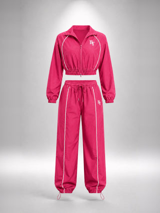 Fuchsia Biker Set TAURO - mockup 3D de producto