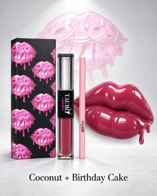 TAURO Coconut + Birthday Cake Lip Combo