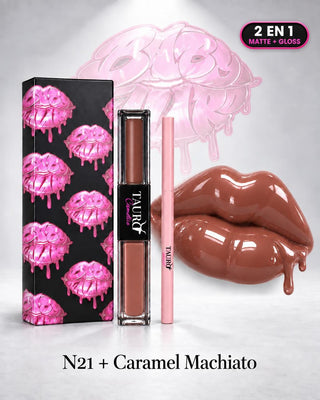 TAURO N21 + Caramel Machiato Lip Combo