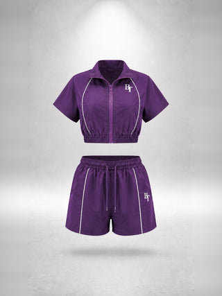 Violet Short Set TAURO - foto de producto sobre fondo gris